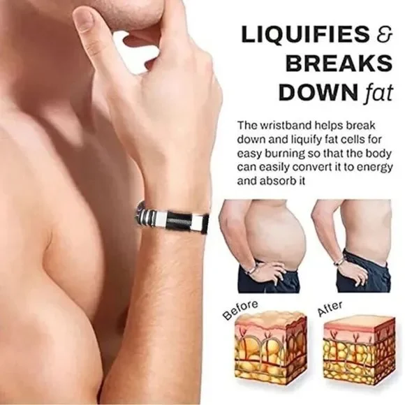 💎OS04 👫.Gorgeous Unisex Stainless Steel & Titanium Healing Bracelet - Picture 4 of 17